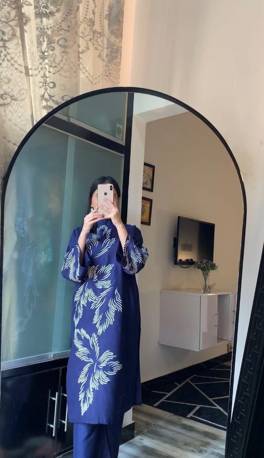 Jazmine Printed 2 Piece Suit Co-Ords – Stylish Print with a Touch of Elegance (7)